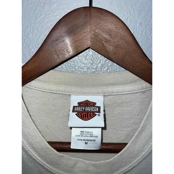 Vintage Harley Davidson Taz Looney Tunes Shirt Chandler Arizona Brown Tee Medium - Picture 7 of 12